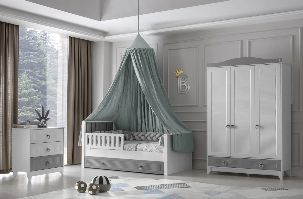 Neptün 3 Kapılı Bebek Odası Takımı